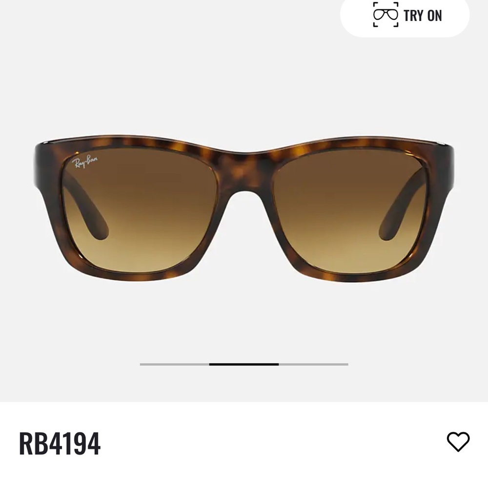 NEW Ray-ban RB4194 tortise havana sunglasses